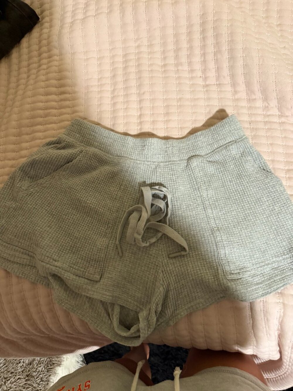 Light gray Aerie shorts